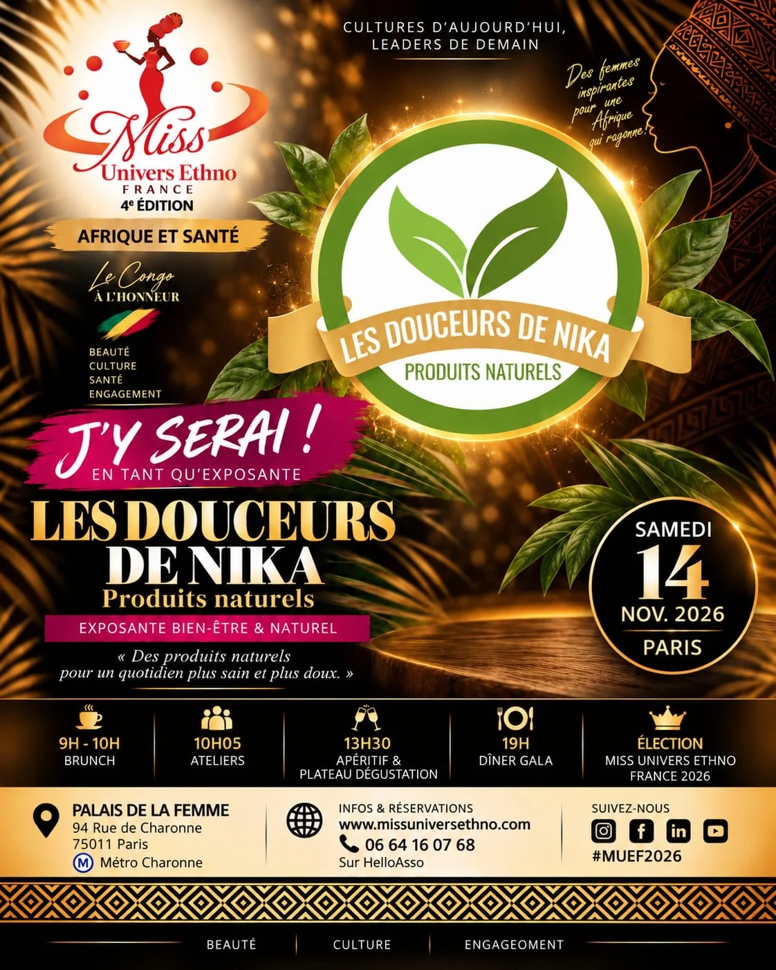 Affiche J'Y SERAI de Les Douceurs de Nika