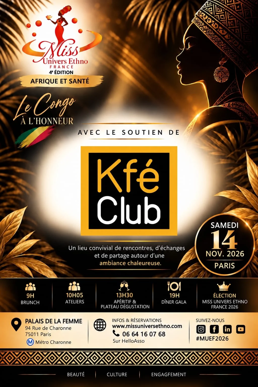 Affiche J'Y SERAI de Kfé Club