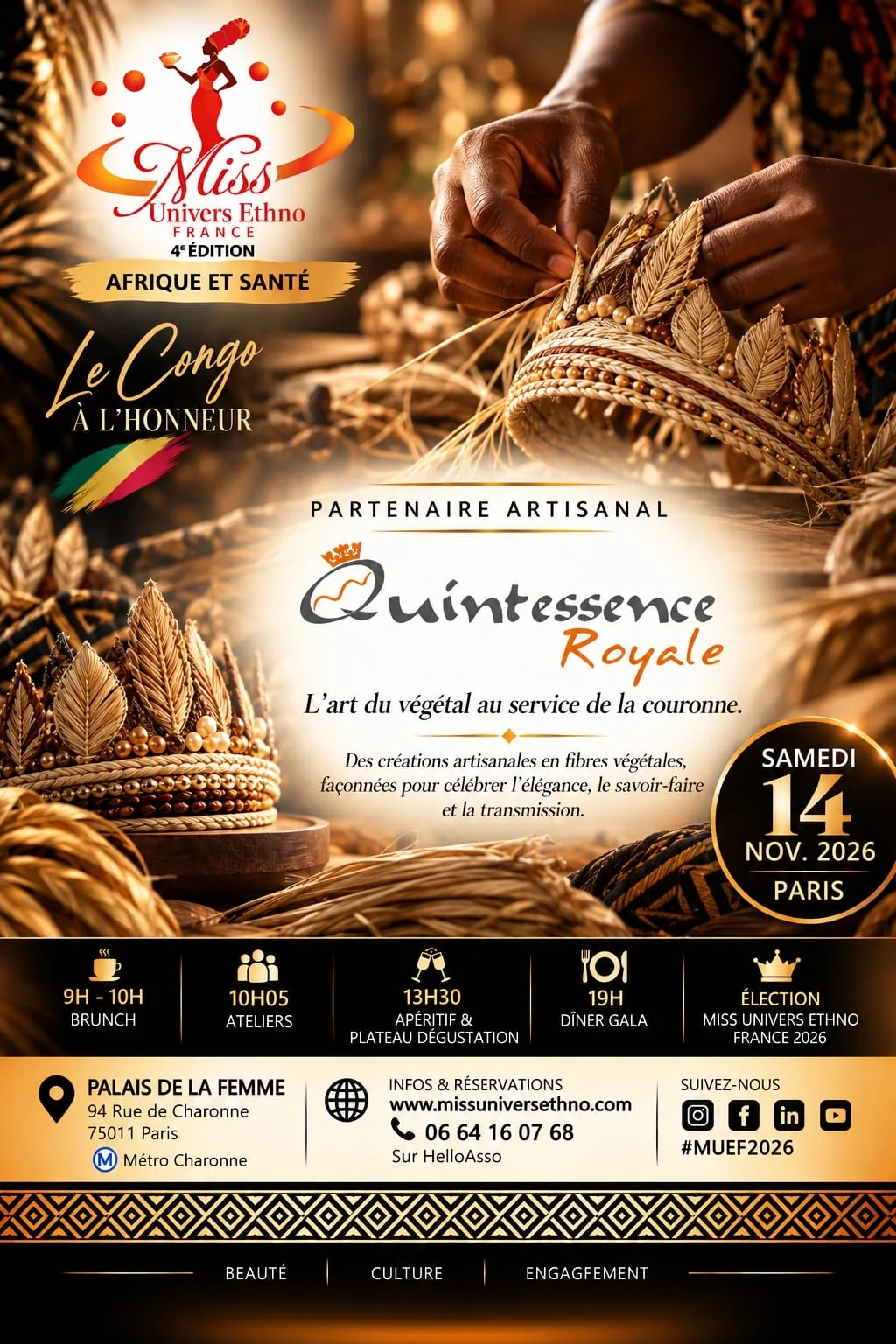 Affiche J'Y SERAI de Quintessence Royale