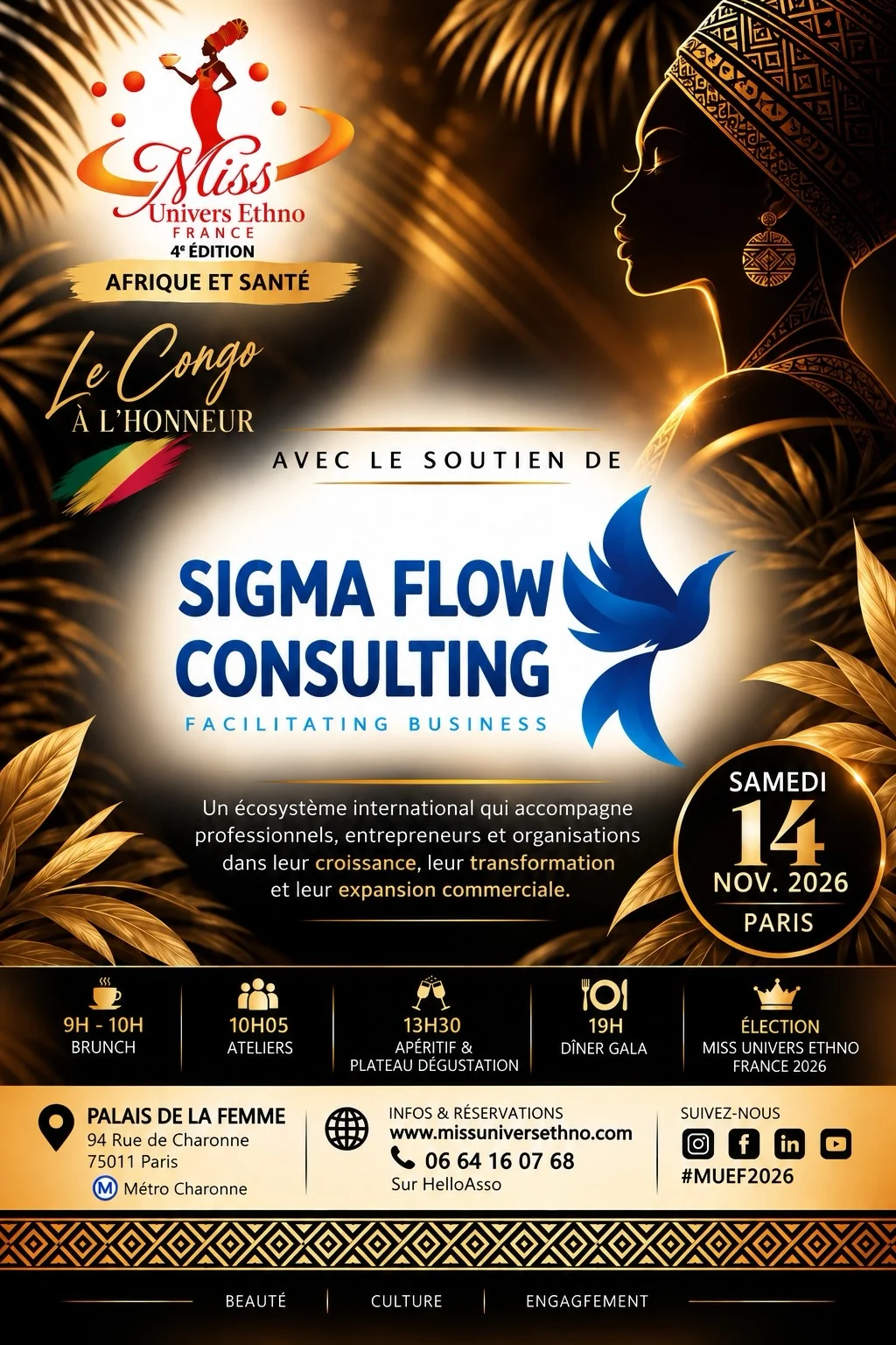 Affiche J'Y SERAI de Sigma Flow Consulting